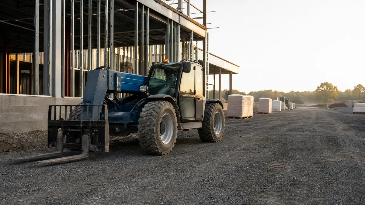 Telehandlers jobsite access in Winston-Salem